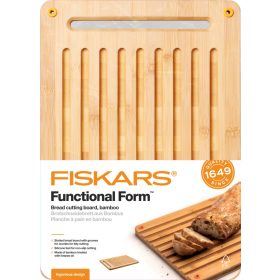   Fiskars Functional Form Bambusz vágódeszka kenyérszeleteléshez (1059230)