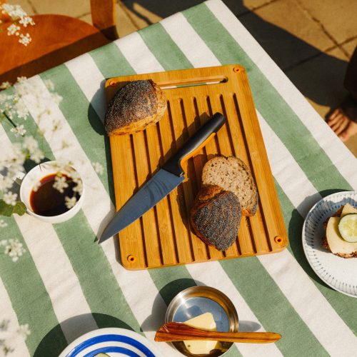 Fiskars Functional Form Bambusz vágódeszka kenyérszeleteléshez (1059230)