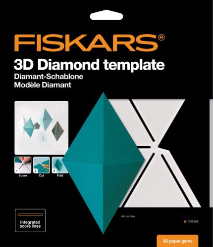 Fiskars 3D sablon, gyémánt forma (1059567)