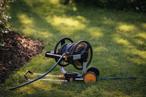 Fiskars Tömlőkocsi kerekekkel, ÜRES, XL