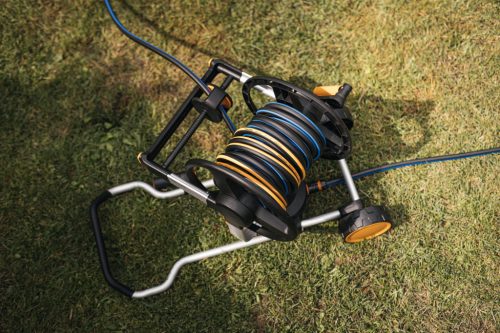 Fiskars Tömlőkocsi kerekekkel, ÜRES, XL