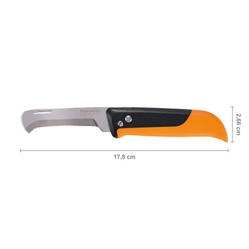 Fiskars X-series™ összecsukható betakarító kés K80 - 25 év garanciával (1062819)