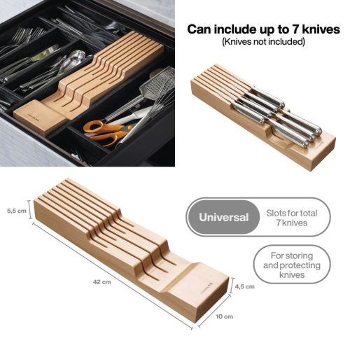 Fiskars Fa késblokk - fiókba helyezhető (1062890)