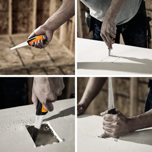 Fiskars PowerTooth™ gipszkarton fűrész tokkal, 8 tpi (1062935)