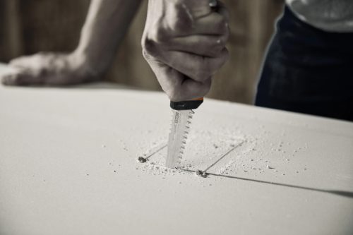 Fiskars PowerTooth™ gipszkarton fűrész tokkal, 8 tpi (1062935)