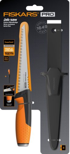 Fiskars PowerTooth™ gipszkarton fűrész tokkal, 8 tpi (1062935)