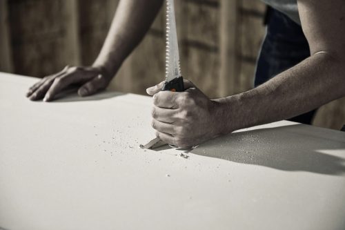 Fiskars PowerTooth™ gipszkarton fűrész tokkal, 8 tpi (1062935)