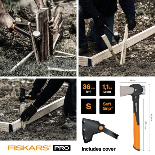 Fiskars IsoCore™ építőipari fejsze, S (1062936)
