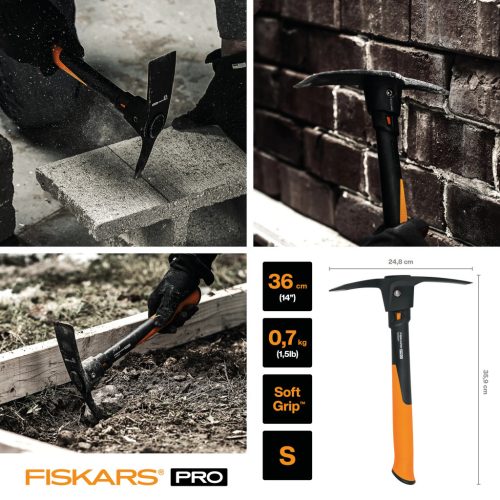 Fiskars IsoCore™ csákány, S, 0.68 kg (1062937)