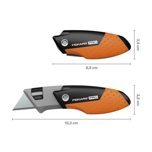 Fiskars CarbonMax™ kompakt összecsukható tapétavágó kés (1062939)