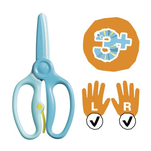 Fiskars Gyakorlóolló, türkiz (1064068)