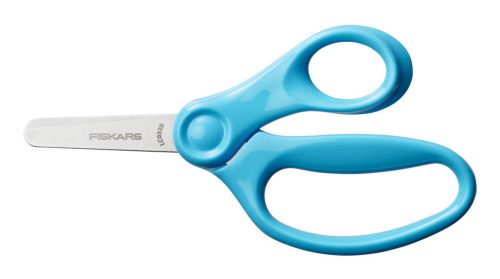Fiskars Tompa hegyű gyerekolló, 13 cm - türkiz (1064072)