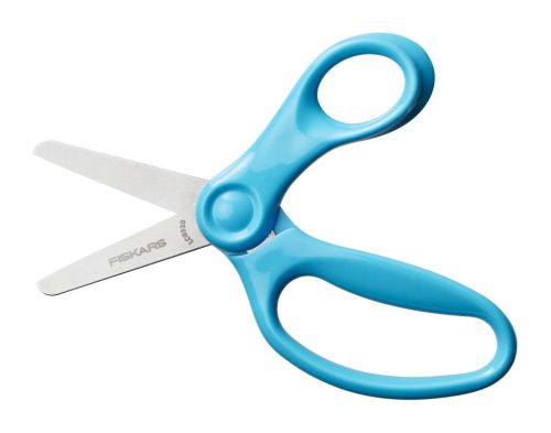 Fiskars Tompa hegyű gyerekolló, 13 cm - türkiz (1064072)