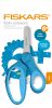 Fiskars Csillogó gyermekolló, 13 cm - kék (1064073)