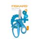 Fiskars Csillogó gyermekolló, 13 cm - kék (1064073)