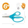 Fiskars Csillogó gyermekolló, 13 cm - kék (1064073)