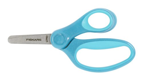 Fiskars Csillámos gyerekolló, 13 cm - kék (1064073)