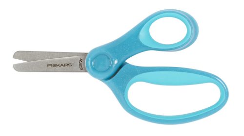 Fiskars Csillámos gyerekolló, 13 cm - kék (1064073)