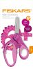 Fiskars Csillogó gyermekolló, 13 cm - rózsaszín (1064074)
