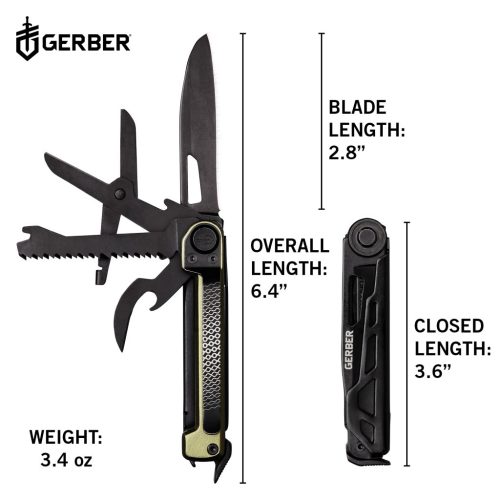 Gerber Armbar Scout multiszerszám, sötétzöld - 25 év garanciával