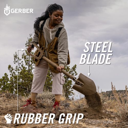 Gerber Dredge ásó, Coyote barna - 25 év garanciával