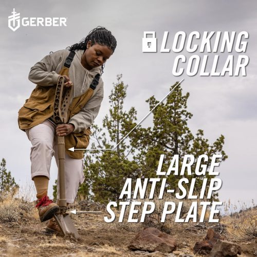 Gerber Dredge ásó, Coyote barna - 25 év garanciával