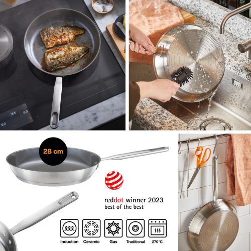 Fiskars All Steel serpenyő, 28 cm