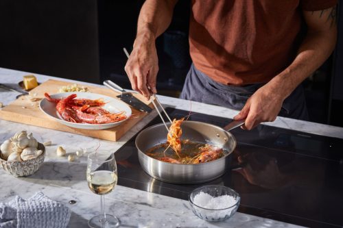 Fiskars All Steel pároló serpenyő, 26 cm