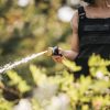 Fiskars Comfort locsolópisztoly, 3-funkciós, markolatvezérlésű
