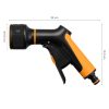 Fiskars Comfort locsolópisztoly, 3-funkciós, markolatvezérlésű