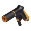 Fiskars Comfort locsolópisztoly, állítható, markolatvezérlésű