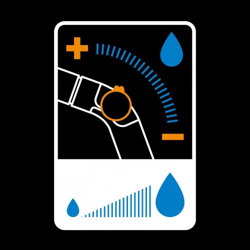 Fiskars Comfort locsolópisztoly, állítható, hüvelykujj vezérlés