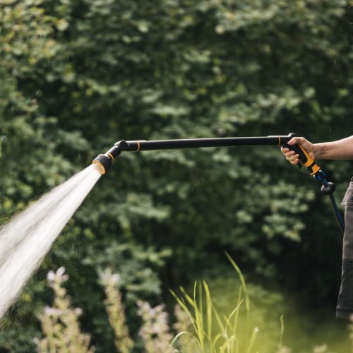 Fiskars Comfort öntözőrúd, 3-funkciós, markolatvezérlésű