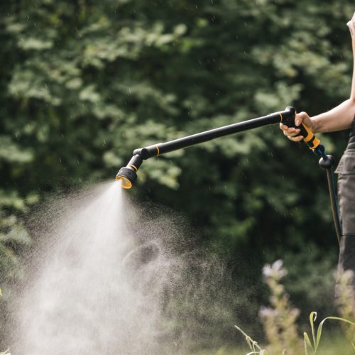 Fiskars Comfort öntözőrúd, 3-funkciós, markolatvezérlésű