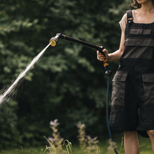 Fiskars Comfort öntözőrúd, 3-funkciós, markolatvezérlésű