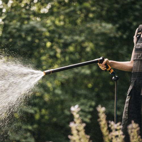 Fiskars Comfort öntözőrúd, állítható, markolatvezérlésű