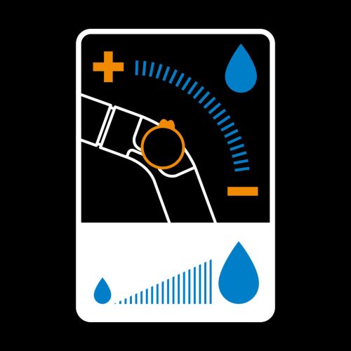 Fiskars Comfort fúvóka/öntözőrúd fogantyú, hüvelykujj vezérlés