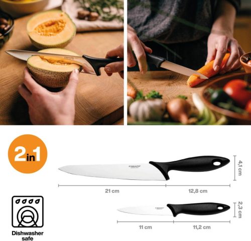 Fiskars Essential szakácskészlet, 2 db-os