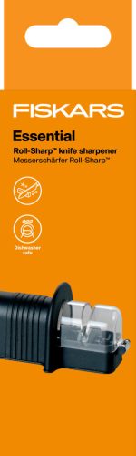 Fiskars Essential Roll-Sharp™ késélező, fekete