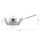 Fiskars All Steel pure Wok serpenyő, 28 cm - 25 év garanciával
