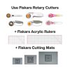 Fiskars Titánium görgős vágó 45MM