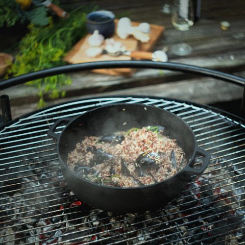 Fiskars Norden öntöttvas grill edény, 30cm - 25 év garanciával