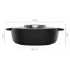 Fiskars Norden öntöttvas grill edény, 30cm - 25 ÉV GARANCIÁVAL