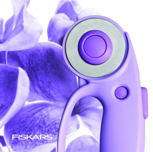 Fiskars Görgős vágó 45mm, lila