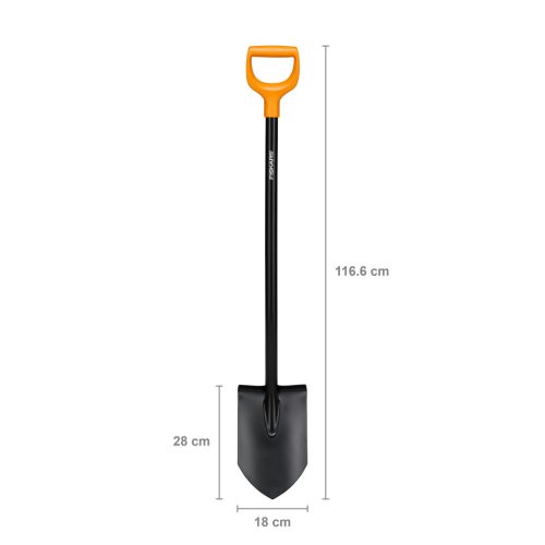 Fiskars Solid™ ásó, hegyes 