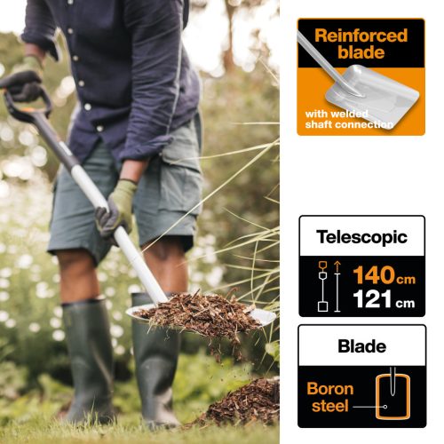 Fiskars Xact™ Teleszkópos lapát