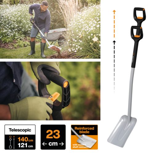 Fiskars Xact™ Teleszkópos lapát