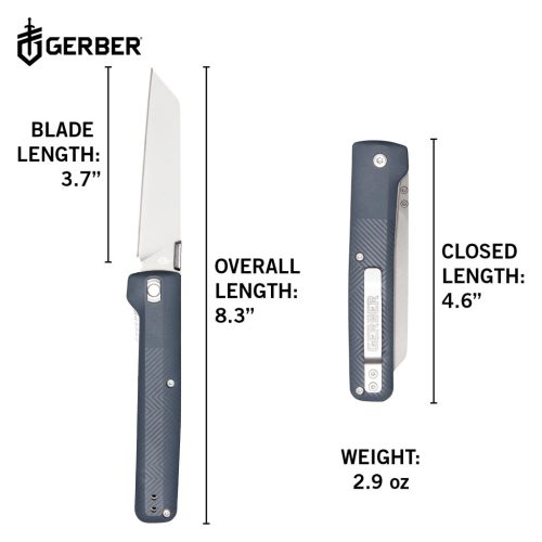 Gerber Pledge zsebkés, kék - 25 év garanciával