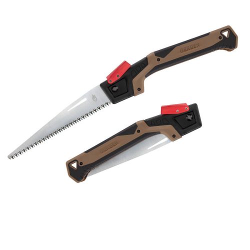 Gerber BUSHCRAFT SAW összecsukható fűrész, Coyote barna-fekete - 25 év garanciával