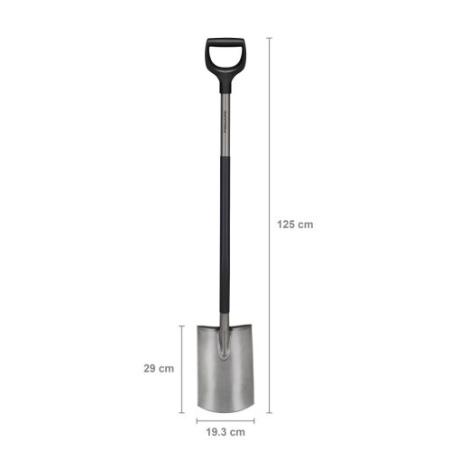 Fiskars Ergonomic™ ásólapát, szürke